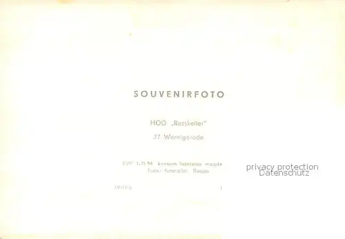 AK / Ansichtskarte Wernigerode_Harz HOG Ratskeller Wernigerode Harz