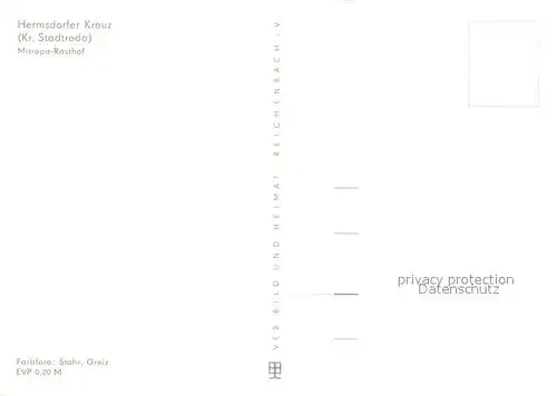 AK / Ansichtskarte Hermsdorf_Thueringen Hermsdorfer Kreuz Mitropa Rasthof Hermsdorf Thueringen