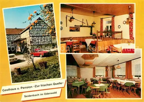 AK / Ansichtskarte Seidenbach Gasthof Pension Zur frischen Quelle Seidenbach