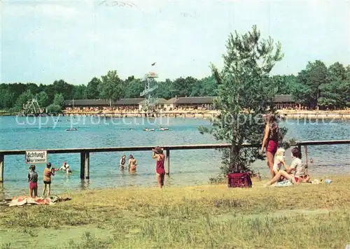 AK / Ansichtskarte Dessau Rosslau Strandbad Adria Dessau Rosslau