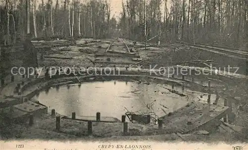 AK / Ansichtskarte Crepy_Aisne Emplacement de la Bertha qui tirait sur Paris Crepy Aisne