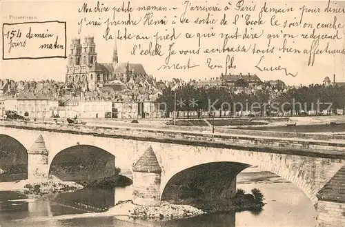 AK / Ansichtskarte Paris Pont sur la Seine et vue sur l Eglise Notre Dame Paris