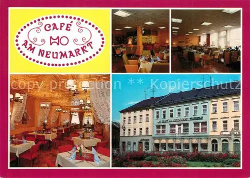 AK / Ansichtskarte Schleiz Cafe am Neumarkt Schleiz