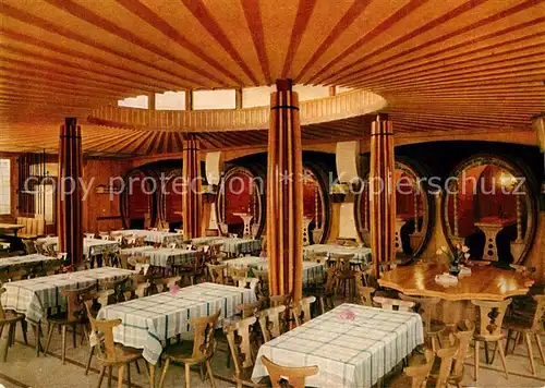 AK / Ansichtskarte Bad_Duerkheim Naturweinschaenke Duerkheimer Fass Gastraum Bad_Duerkheim