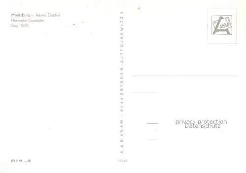 AK / Ansichtskarte Moritzburg_Sachsen Adams Gasthof Historische Gaststaette 17. Jhdt. Moritzburg Sachsen