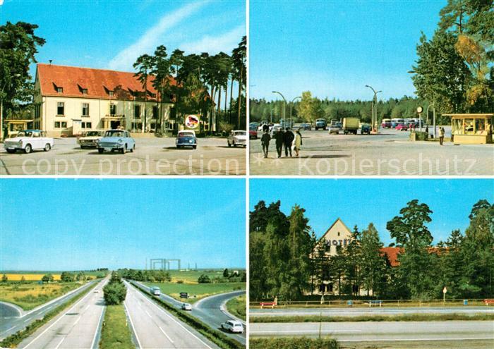 AK / Ansichtskarte Hermsdorf_Gera Autobahn Hermsdorfer Kreuz Rasthaus