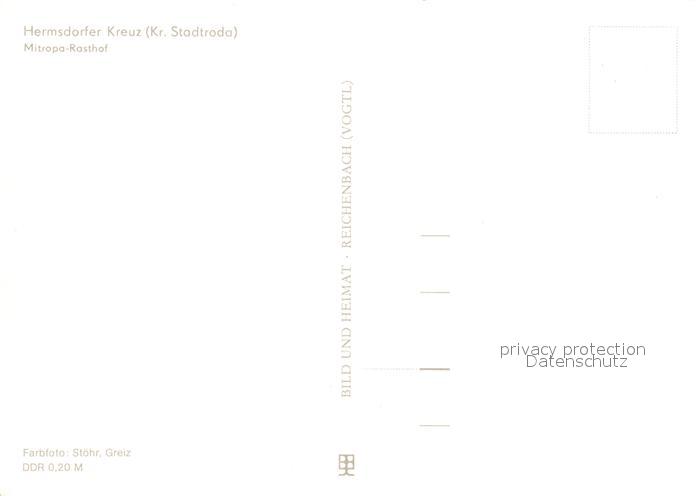 AK / Ansichtskarte Hermsdorf_Gera Autobahn Hermsdorfer Kreuz Rasthaus