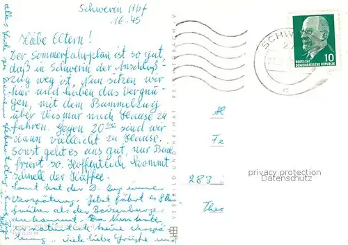 AK / Ansichtskarte Zippendorf Fernsehturm Turmrestaurant Zippendorf