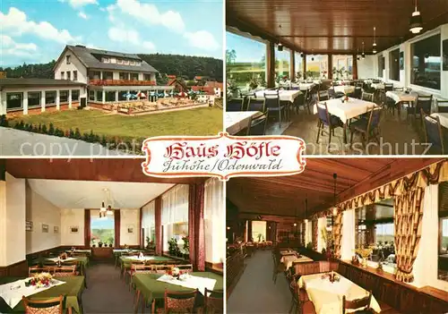 AK / Ansichtskarte Juhoehe Pension Cafe Restaurant Haus Hoefle Juhoehe
