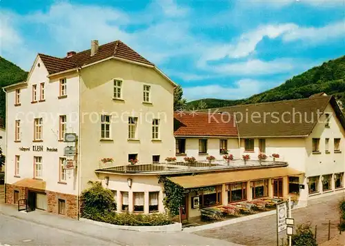 AK / Ansichtskarte Rossbach_Wied Hotel Pension Metzgerei Klein Rossbach Wied