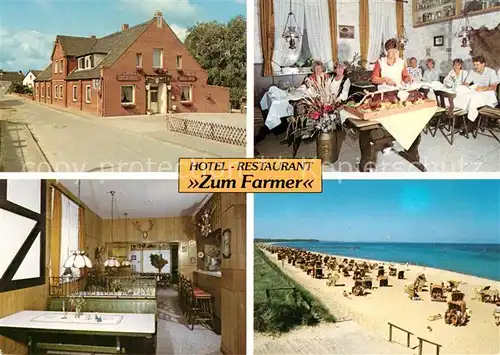 AK / Ansichtskarte Dannau Hotel Restaurant Zum Farmer Strand Dannau