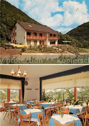 AK / Ansichtskarte Boppard_Rhein Restaurant Pension Haus am Wald  Boppard Rhein