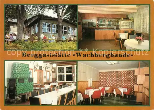 AK / Ansichtskarte Saupsdorf Berggastst?tte Wachbergbaude  Saupsdorf