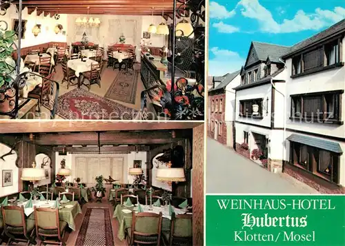 AK / Ansichtskarte Klotten Weinhaus Hotel Hubertus  Klotten