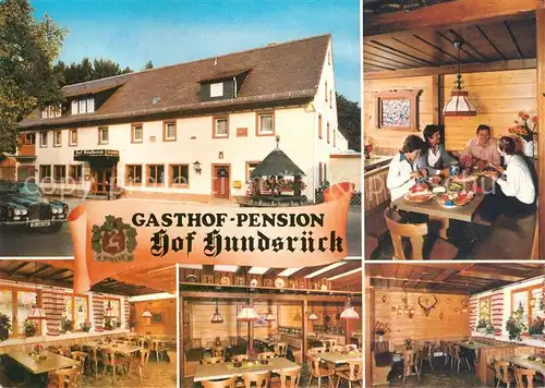 AK / Ansichtskarte Eschau_Unterfranken Gasthaus Pension Hundsr?ck  Eschau Unterfranken
