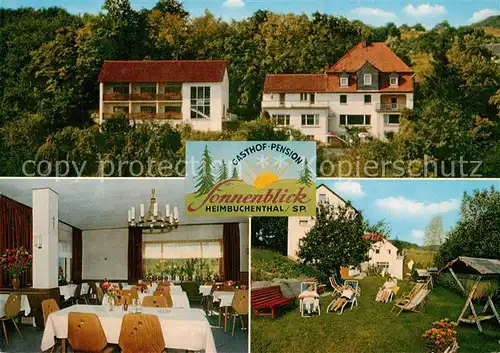 AK / Ansichtskarte Heimbuchenthal Gasthof Pension Sonnenblick Heimbuchenthal