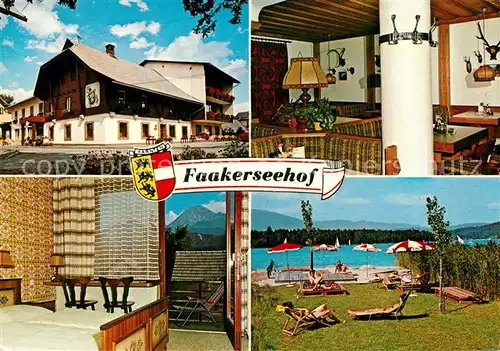AK / Ansichtskarte Faak_am_See_Finkenstein Gasthof Pension Faakerseehof  Faak_am_See_Finkenstein