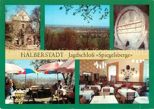 AK / Ansichtskarte Halberstadt Jagdschloss Spiegelsberge Halberstadt