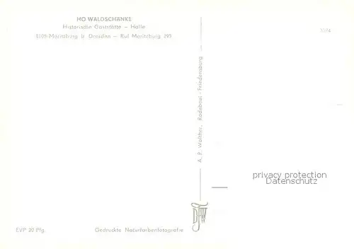 AK / Ansichtskarte Moritzburg_Sachsen Waldsch?nke  Moritzburg Sachsen