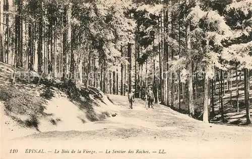 AK / Ansichtskarte Epinal_Vosges Le Bois de la Vierge Sentier des Roches Epinal Vosges