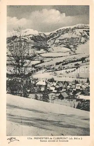 AK / Ansichtskarte Monestier de Clermont Panorama Station estivale et hivernale Monestier de Clermont