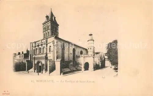AK / Ansichtskarte Bordeaux Basilique de Saint Seurin Bordeaux