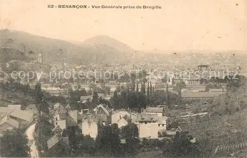 AK / Ansichtskarte Besancon_Doubs Vue generale prise de Bregille Besancon Doubs
