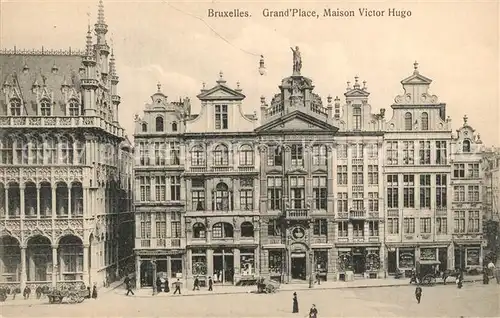 AK / Ansichtskarte Bruxelles_Bruessel Grande Place Maison Victor Hugo Bruxelles_Bruessel