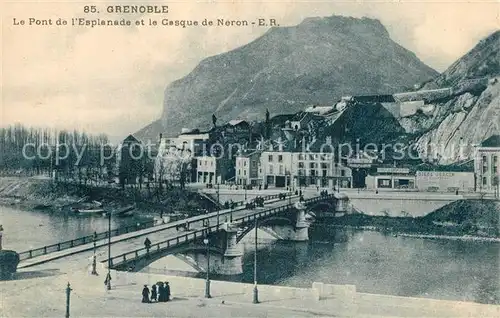 AK / Ansichtskarte Grenoble Le Pont de lEsplanade et le Gasque de Neron Grenoble