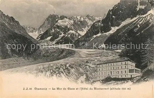 AK / Ansichtskarte Chamonix Mer de Glace Hotel du Montanvert  Chamonix