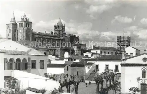 AK / Ansichtskarte Evora Vista parcial da Cidade Igreja Evora