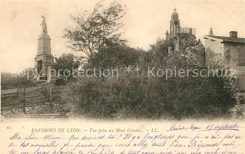 AK / Ansichtskarte Lyon_France Vue prise au Mont Ceindre Lyon France