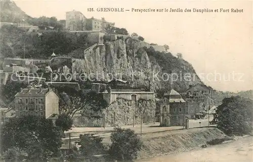 AK / Ansichtskarte Grenoble Perspective sur le Jardin des Dauphins et Fort Ravot Grenoble