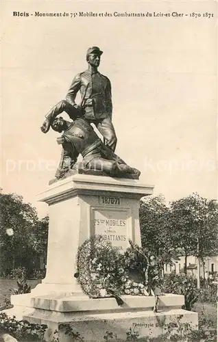 AK / Ansichtskarte Blois_Loir_et_Cher Monument du 75e Mobiles et des Combattants du Loir et Cher 1870 71 Blois_Loir_et_Cher