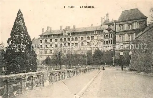 AK / Ansichtskarte Blois_Loir_et_Cher Chateau Schloss Blois_Loir_et_Cher