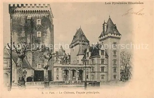 AK / Ansichtskarte Pau Chateau facade principale Pau
