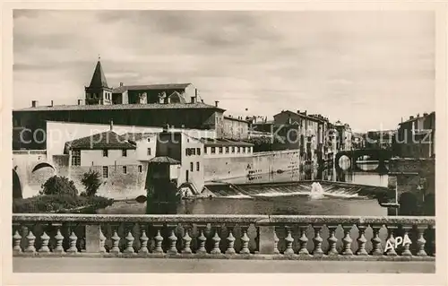 AK / Ansichtskarte Castres_Tarn L Agoût vu du Pont Biais Castres_Tarn