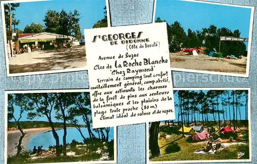 AK / Ansichtskarte Saint Georges de Didonne Clos de la Roche Blanche Terrain de Camping Saint Georges de Didonne