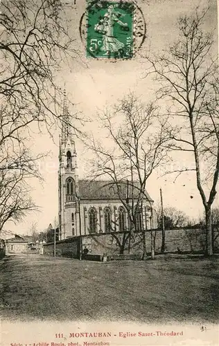 AK / Ansichtskarte Montauban_Tarn et Garonne Eglise Saint Theodard 