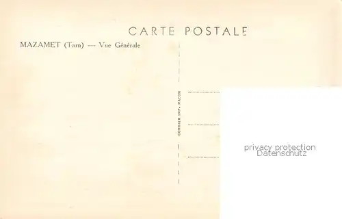 AK / Ansichtskarte Mazamet Vue generale Mazamet