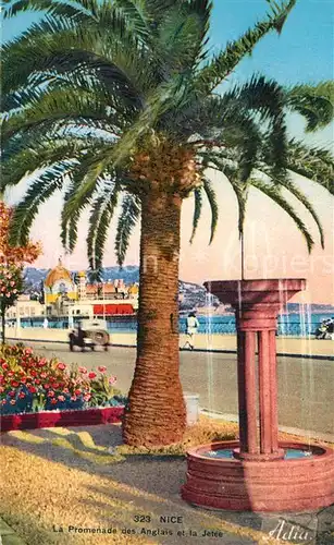 AK / Ansichtskarte Nice_Alpes_Maritimes Promenade des Anglais et la Jetee Nice_Alpes_Maritimes