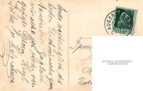 AK / Ansichtskarte Augsburg Blick von Sankt Ulrich nach dem Dom Augsburg