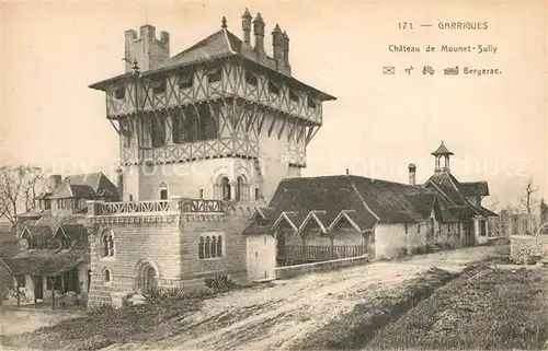 AK / Ansichtskarte Garrigues_Bergerac Chateau de Mounet Sully Garrigues Bergerac