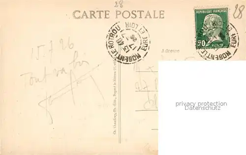 AK / Ansichtskarte Nogent le Rotrou Les Parapete Vue generale Nogent le Rotrou