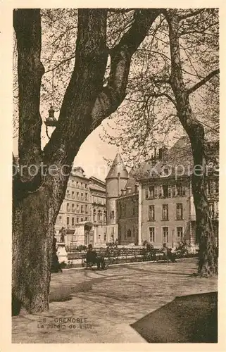 AK / Ansichtskarte Grenoble Le Jardin de Ville Grenoble