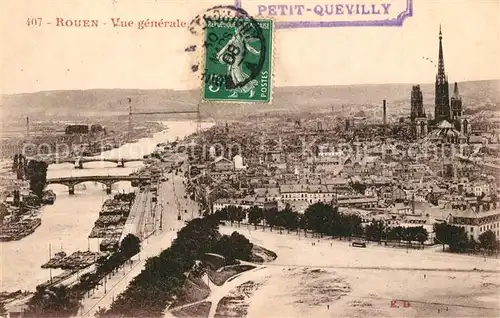 AK / Ansichtskarte Rouen Vue generale Rouen