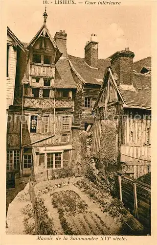 AK / Ansichtskarte Lisieux Manoir de la Salamandre XVIe siecle Lisieux