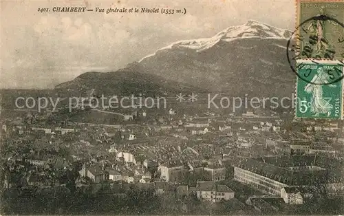 AK / Ansichtskarte Chambery_Savoie Vue generale et le Nivolet Chambery Savoie