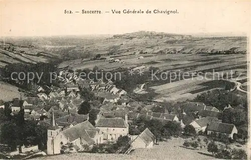 AK / Ansichtskarte Sancerre Vue generale de Chavignol Sancerre