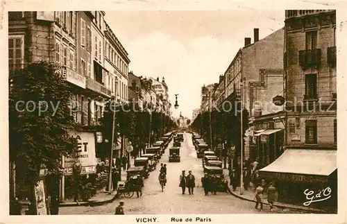 AK / Ansichtskarte Vichy_Allier Rue de Paris Vichy Allier